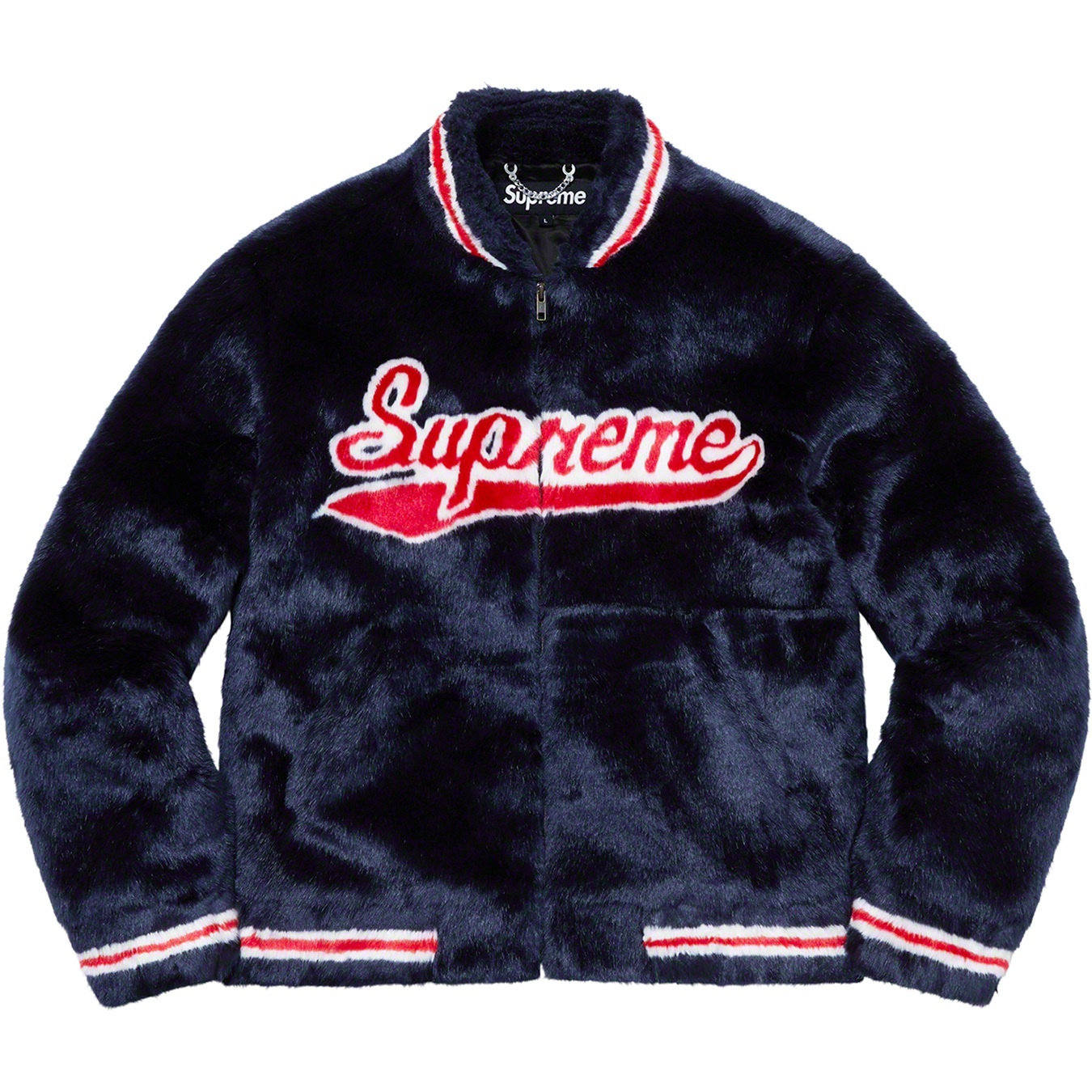 Faux Fur Varsity Jacket view 17